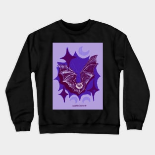 batsy batsy | lavender sky version Crewneck Sweatshirt